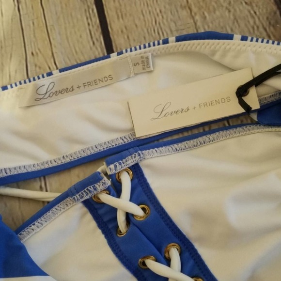 NWT LOVERS + FRIENDS small halter bikini top, $88 - Picture 3 of 3